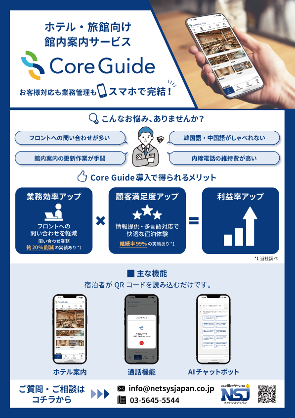 館内案内サービス「Core Guide」